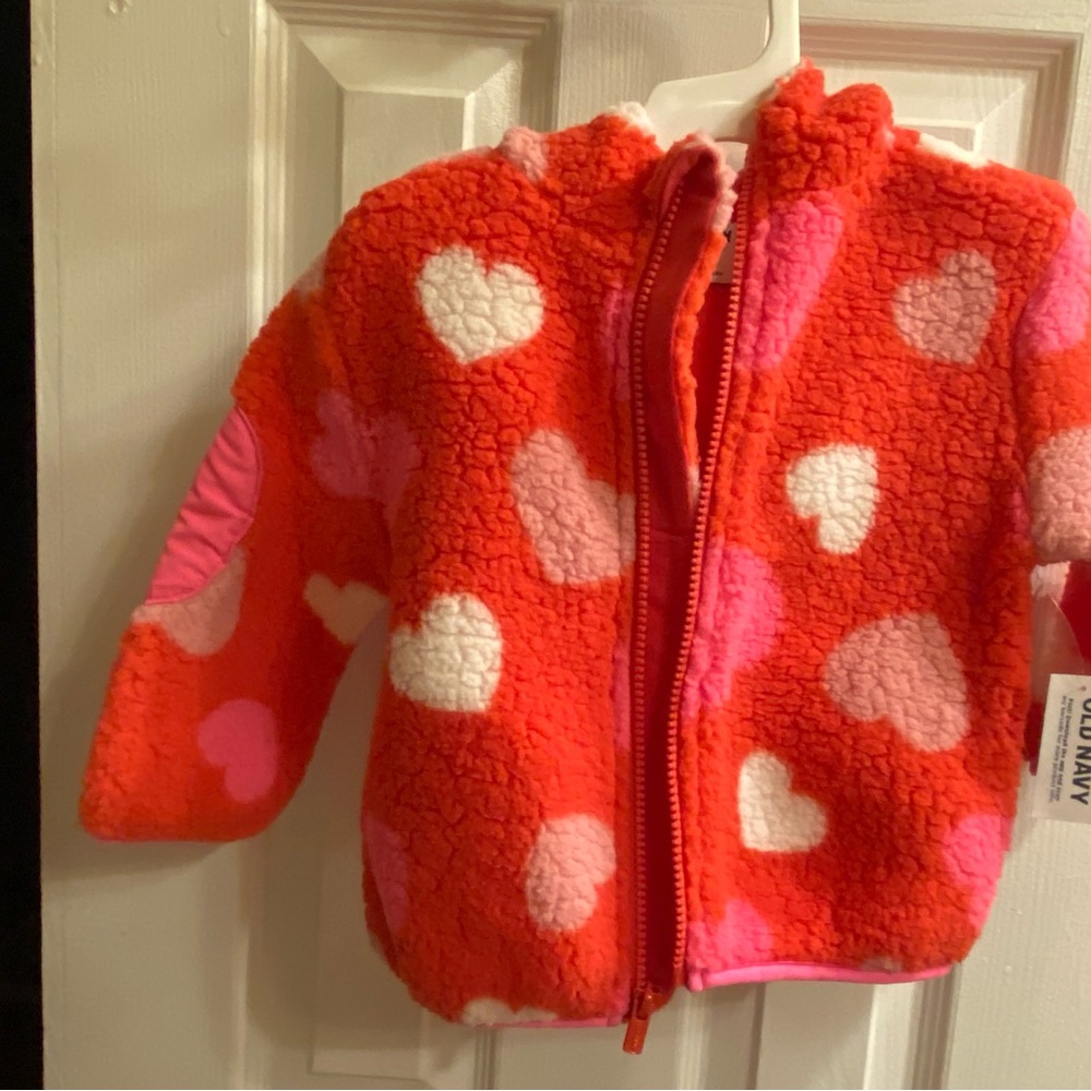 Old Navy Red Fleece Jacket